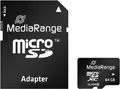 Produktbild: MediaRange Speicherkarte microSDXC 64GB MR955