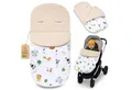Produktbild: Totsy Baby Babyschlafsack Fußsack Kinderwagen und Buggy für Winter 90x45 cm - Winterfußsack