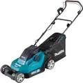 Produktbild: Makita DLM382PT2 - Rasenmäher - schnurlos - 18 V - 5 Ah - 2 Akkus, ohne Ladegerät - 3700 1/min - 38 cm - 16.8 kg