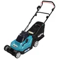 Produktbild: Makita DLM382PT2 Akku-Rasenmäher blau/schwarz Li-Ionen 18 V 38cm Schnittbreite