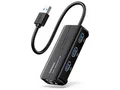 Produktbild: UGREEN USB 3.0 Hub mit Gigabit Ethernet Adapter Wired Network Card, Schwarz