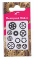 Produktbild: Jofrika 704015 - Steampunk Sticker - 11er Set Zahnräder Aufkleber Tattoos