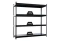Produktbild: PROREGAL® Schwerlastregal HERCULES schwarz 60cm tief
