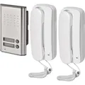 Produktbild: EMOS Audio-Türsprechanlage Set für zwei Teilnehmer, zur Aufputzmontage, Gegensprechanlage, Audio-Kit mit Türöffner-Möglichkeit, H1086