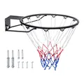 Produktbild: VEVOR Basketballring Hangring Basketballkorb Ø485mm Netz Befestigungsschrauben