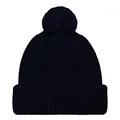 Produktbild: HANSEHELD Pudelmütze Marine Blau Bommelmütze | Wollmütze | 100% Wolle | Bommel | Made in Germany | Dunkellau Navy Marine