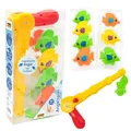 Produktbild: Idena Angelset magnetisch 8-teilig Badespielzeug-Set Wasserspielzeug mit Fischen