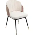 Produktbild: Kare-Design Stuhl, Schwarz, Gold, Beige, Metall, Textil, konisch, 52x81x58 cm, Esszimmer, Stühle, Esszimmerstühle, Vierfußstühle