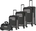 Produktbild: Travelite Viia - 4-Rollen-Trolley Set 4tlg. S/M erw./L erw. + Reisetasche (Schiefer)