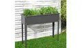 Produktbild: Floraworld Hochbeet Season 100 cm x 30 cm x 80 cm Anthrazit, B-Ware