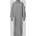 Produktbild: Pieces Oversized Strickkleid mit Woll-Anteil Modell 'MALOU' in Mittelgrau Melange, Größe XL