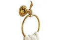 Produktbild: Belle Arti Handtuchhalter Luxus Handtuchhalter Handtuchring Handtuchstange Badaccessoire Messing, Badetuchhalter Badetuchaufhänger Badetuchhaken gold poliert rostfrei