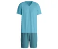 Produktbild: Tchibo - Calida Relax Streamline Shorty-Pyjama - Herren - Gr. XXL - petrol/print