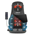 Produktbild: Snailax Verbesserte Shiatsu Massagesitzauflage mit Wärme, Massageauflage mit Kompression Kneten Vibration, Ganzkörper-Massagegerät für Rücken Nacken Schulter, Rückenmassaggerät, Geschenke