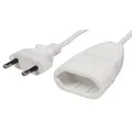 Produktbild: MC Power - Netzkabel Verlängerungskabel 5 Meter | Steckdosenverlängerung Eurostecker - Euro-Kupplung Typ-C Stromkabel-Verlängerung für Haushaltsgeräte, Elektrogeräte weiß