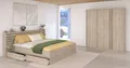 Produktbild: Parisot Schlafzimmer-Set Parisot Escale, (3-tlg), Einsatz im Kleiderschrank drehbar - Eiche oder Weiss, viel Stauraum