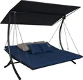 Produktbild: Angerer Freizeitmöbel Hollywoodschaukel Swing Smart denim, 3-Sitzer, Bettfunktion