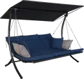 Produktbild: Angerer Hollywoodschaukel Swing 3-Sitzer Smart denim bis 270kg belastbar