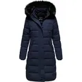 Produktbild: REPUBLIX Winterjacke TALIA Damen Gefütterte Dicke Winter Jacke Mantel Parka mit Kapuze blau 3XL