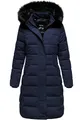 Produktbild: REPUBLIX Damen Gefütterte Dicke Winter Jacke Mantel Parka mit Kapuze RJ-8019 Navyblau 3XL