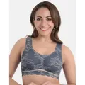 Produktbild: Anita since 1886 Bügelloser BH Essential Lace (1-tlg) Bralette - Blickdicht - Nahtlose Verarbeitung, Bequeme, breite Träger grau|rosa XL