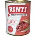 Produktbild: Rinti Pur Kennerfleisch Rind | 12x 800g Hundefutter nass