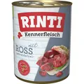 Produktbild: Rinti Kennerfleisch mit Ross Hunde Nassfutter getreidefrei: 12 x 800 g