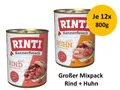 Produktbild: Rinti Kennerfleisch Rind und Huhn | 24x 800g Mixpackung