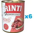 Produktbild: 6x800 g RINTI Kennerfleisch Rindfleisch Nassfutter getreidefrei alle Rassen