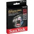 Produktbild: SanDisk Extreme Pro SDXC 64GB UHS-II C10 U3 V60