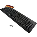 Produktbild: SCHWAIGER WKB1000 013 Kabellose Tastatus Wireless Keyboard QWERTZ USB-Empfänger 2,4GHz deutsches Layout batteriebetrieben