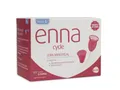Produktbild: Menstruationstasse Enna Copa T-L – Menstruation – 2 Stück mit Sterilisationsbox