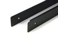 Produktbild: Endeleiste R+L Winkelleisten Seiteleiste Küche Arbeitsplatte Schwarz 38mm
