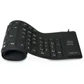 Produktbild: LogiLink LOGILINK Tastatur ID0019A, flexibel, schwarz Tastatur