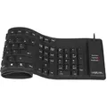 Produktbild: LogiLink Tastatur Flexibel Wasserfest USB PS/2 QWERTZ-Layout schwarz