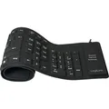Produktbild: LogiLink Flexible Waterproof Keyboard ID0019A PS/2 & USB Deutsch schwarz (kabelgebunden)