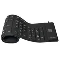 Produktbild: LogiLink flexible USB-Tastatur ID0019A Tastatur (Faltbar, Spritzwassergeschützt, Staubgeschützt)