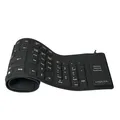 Produktbild: LogiLink ID0019A Keyboard flexibel black  ID0019A, Wired, USB, QWERTZ, Black ~E~