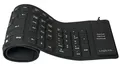 Produktbild: Logilink Tastatur USB / PS/2 Flexibel Wasserfest schwarz