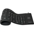 Produktbild: LogiLink ID0019A USB Tastatur Deutsch, QWERTZ Schwarz Faltbar, Spritzwasserge...