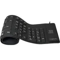 Produktbild: LogiLink ID0019A USB Tastatur Deutsch, QWERTZ Schwarz Faltbar,