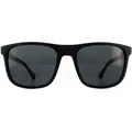 Produktbild: Emporio Armani Sonnenbrille EA4129 504287 Matt Schwarz Grau Gradient
