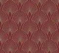 Produktbild: Livingwalls Vliestapete New Walls Tapete 50's Glam Art Deco Optik 10,05 m x 0,53 m metallic rot Made in Germany 374274 37427-4