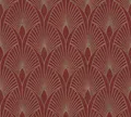 Produktbild: New Walls Vliestapete Art Deco rot gold Metallic livingwalls 37427-4 (3,69€/1qm)