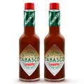 Produktbild: TABASCO® Chipotle Pepper Sauce - Scharfe Soße 2x150ml Doppelset - Geräucherte Jalapeño Chilisauce aus 100% natürlichen Zutaten & ohne zugesetzte Zusatzstoffe - Für viele Gerichte, Saucen & Marinaden