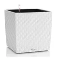 Produktbild: Lechuza Pflanzengefäß CUBE Cottage 30 weiß 29,5 x 29,5 x 30 cm