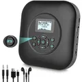 Produktbild: Tragbarer CD Player Bluetooth mit Lautsprechern wiederaufladbarer 1800mAh CD-...