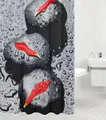 Produktbild: Sanilo Duschvorhang Elegance 180 x 200 cm, 100% wasserdicht, Anti-Schimmel-Effekt, hochwertige Qualität