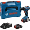 Produktbild: Bosch GSR 18V-65, 2x ProCORE 4 Ah, Schnellladegerät, L-BOXX