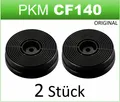 Produktbild: PKM Aktivkohlefilter Kohlefilter SET CF140 Geruchsfilter Filter-enthält 2 Filter